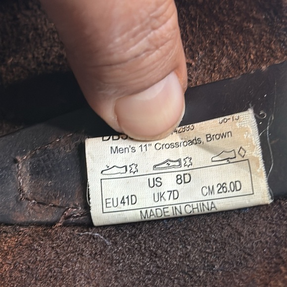 DURANGO harness western cowboy brown leather size 8D 11 inches soul 12 inches T - Picture 10 of 12